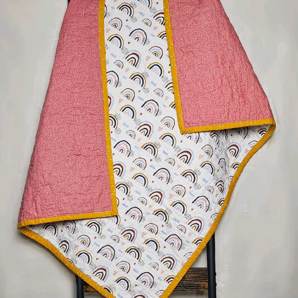 Indie BeBe Shop Handmade Wholecloth Quilt