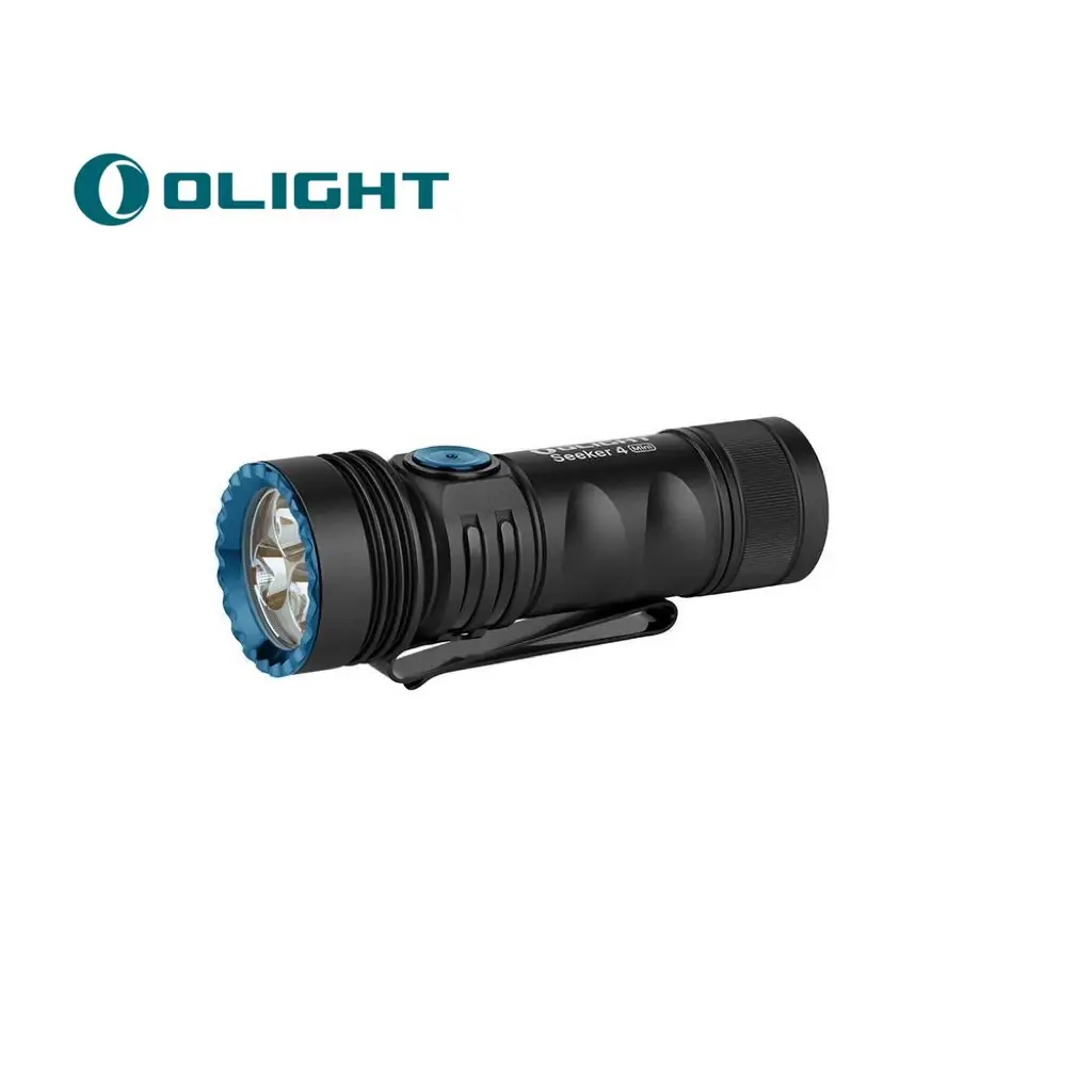 OLIGHT Seeker 4 Mini Rechargeable EDC Flashlight with 365nm UV Combo 1200 Lumens White Light, Portable Black Light for Outdoors