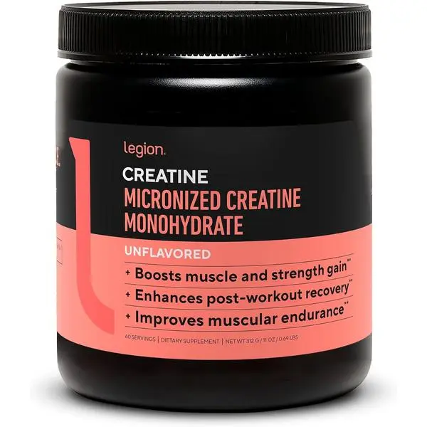 Micronized Creatine Monohydrate Powder – Unflavored Creatine Supplement for Muscle Growth, Strength & Post Workout Recovery – Clean Formula for Maximum Absorption – 60 Servings