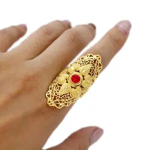 Women's Elegant Everyday Ring - Light Luxury Copper with Gold Coating, Fade-Resistant, Adjustable Open Flower Motif, Female Costume Jewelry, Mom Gift