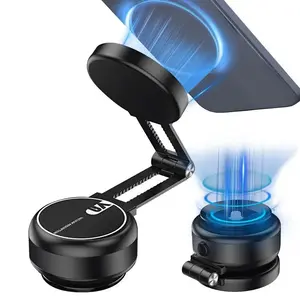 SUPER GRIP Magnetic Phone Holder for Car - Universal Air Vent & Dashboard Mount, Hands-Free Easy View & Strong Secure Lock for iPhone, Samsung, Pixel | Portable & One-Hand Use Design