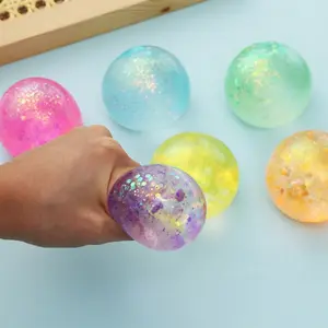 Stress-Relief Squeeze Ball: Designed for tactile play and gripping, ideal for parent-child bonding, alleviating anxiety, and promoting relaxation—perfect for taking a quick mental break during study, work, or your daily commute.