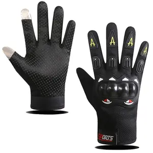 Motorcycle Gloves Full Finger Touchscreen Anti-Slip, Mountain Bike Tactical Motorcycle Electric Scooter Racing Gloves, Protective Shell