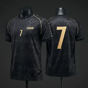 NEW 2026 Edittion Black Gold Soccer Jersey, Vintage Streetwear Football Shirt, Athletic Sports Top, Gym Training Tee, Casual Sportwear Gift for Him