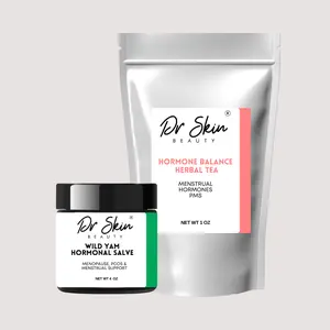 Dr. Skin Hormone Balance Duo - Wild Yam Salve + Mega O Tea | Complete Menopause Support System