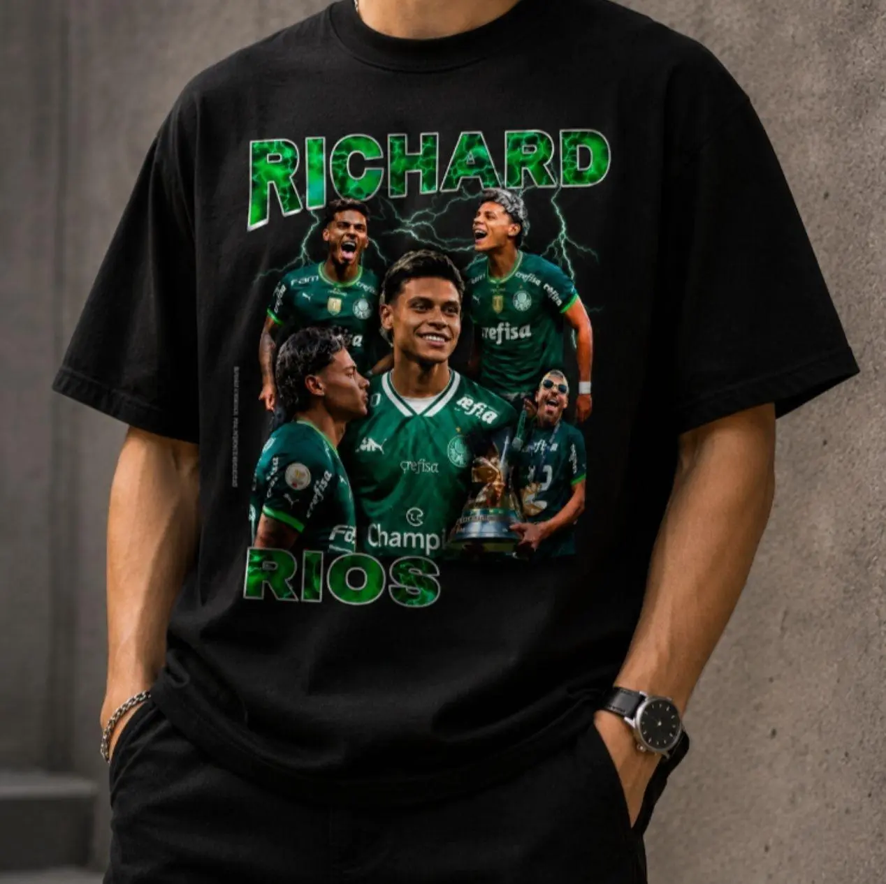 Soccer Legend Graphic T-Shirt, Football Star Player Tribute Tee, Casual Streetwear Sports Top
