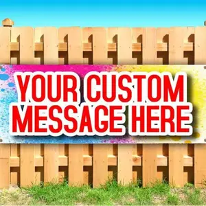 813 Vinyl Print "Custom Design" Banner - Premium Indoor/Outdoor Material, Metal Grommets Available, Customization Available, Fast Production Shipping