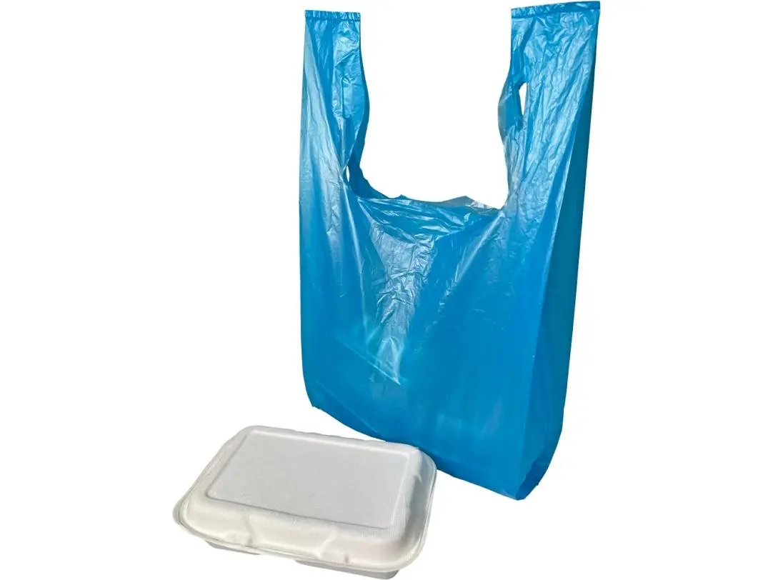 International Plastics MB-T-24BL 11.5 x 6.5 x 21 in. HD T-Shirt Bags - Blue - Pack of 1000