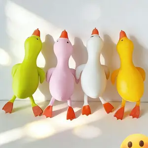 Ultra Soft & Bouncy Stretchy Duck, Random Color, Stress Relief, Desk Decor & Great Gift for All Ages