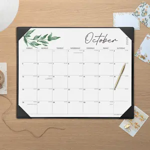 Large Desk Calendar 2026-2027 with Desktop Mat, Cabbrix 22 x 17 Inch Covering January 2026 to June 2027 for Home School and Office
