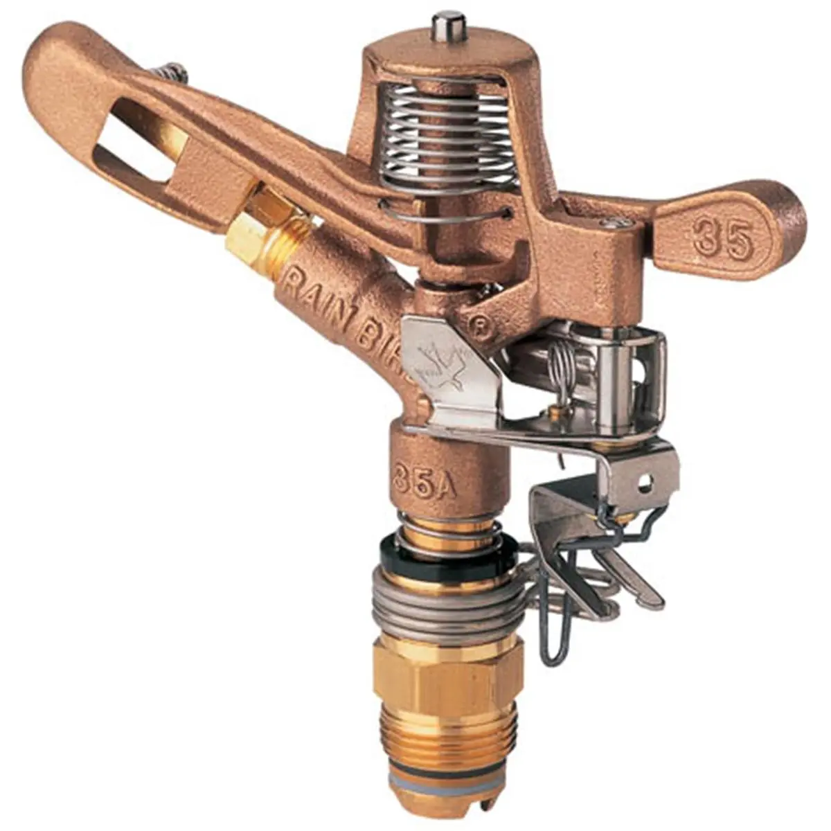 212 MAIN 0.75in Brass Impact Sprinkler, for Garden Irrigation