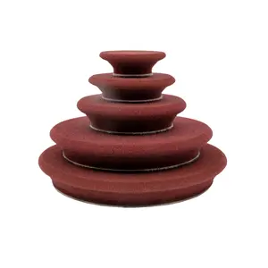 Buff and Shine URO Tec Maroon Medium Cutting Pad - Curved Profile