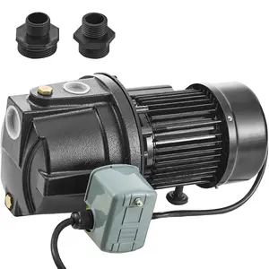 VEVOR 1HP Premium Cast Iron Shallow Well Jet Water Pump,  115 Volt, 17.6 GPM 164 FT Maximum Head Irrigation Water Pump, for Agricultural Garden Irrigation System High-Rise Water Supply Shower Booster