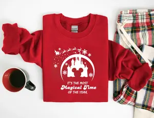 It's The Most Magical Time Of The Year Shirt - Disneyland Christmas Sweatshirt - Disneyland Christmas Sweatshirt - Xmas Gift shirt