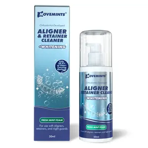 Aligner & Retainer Cleaner Foam + Whitening