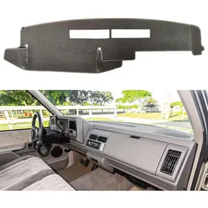 Dashboard Cover Custom Fit for Chevy Chevrolet/ Sierra C1500 C2500 C3500 K1500 K2500 K3500 Pickup  1988-1994 Dash Cover Mat (88-94,Gray)