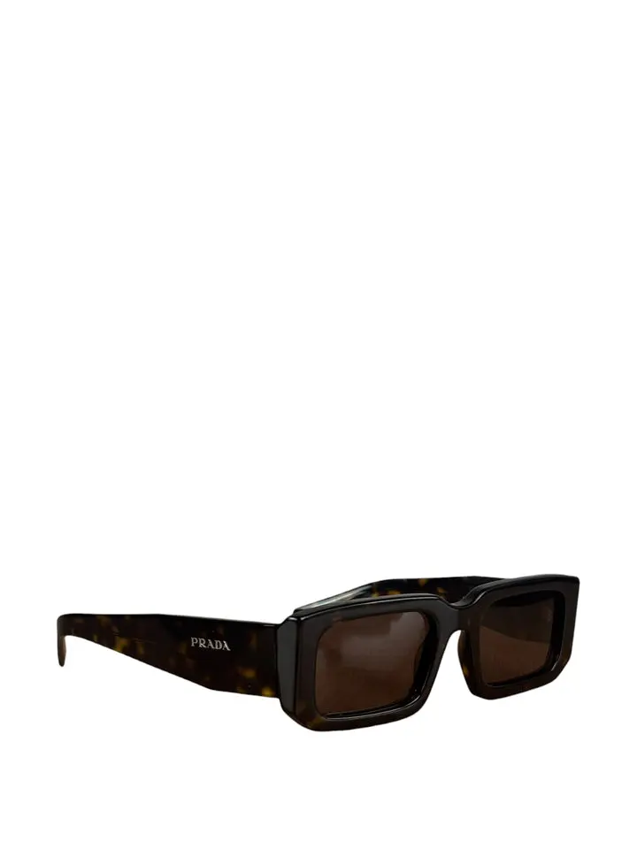 Pre-owned Prada Tortoise PR 06YS Sunglasses