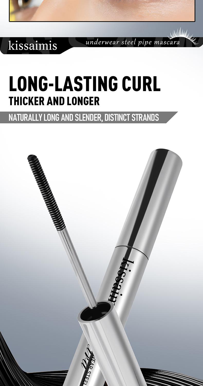 2-Pack Viral Mascara – Get Long, Full, Curled Lashes in Seconds, Waterproof & Smudge-Proof | Effortless Everyday Quick Makeup