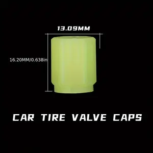 4/8/12 PCS Tire Valve Caps, Corrosion Resistant Leak-Proof Tire Pressure Caps, Universal for Car, Truck, SUV, Motorcycles, Bike Car Tires Vehicle。 Summervibes