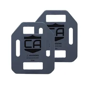 Caliber Armor Weighted Training Plates – Sold in Pairs | 5 lb, 7.5 lb, 10 lb, 15 lb Fitness Plate Options