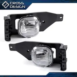CROSSDESIGN Pair Fog Lights Lamp RH LH Fit For 2005-2007 Super Duty F-250 F-350 F-450 F-550
