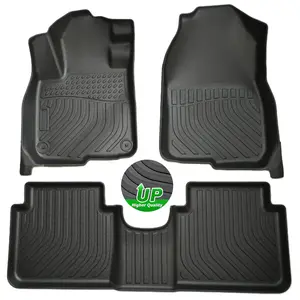 Canvcle Honda CR-V 2017-2020 Floor Mats All Weather Protection TPE Material Front Rear 2 Row Liners High Edge Non-Slip Odorless Easy Clean Custom Fit CRV Accessories