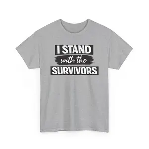 Jeffrey Epstein Shirt I Stand With The Survivors T-shirt Epstein Trump Tee
