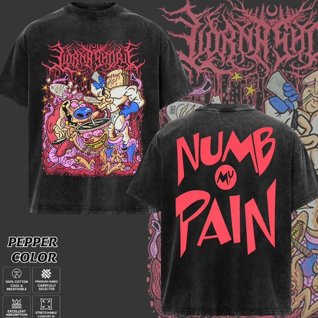 [COLLECTION] Lorna Shore T-Shirt Collection, Will Ramos Tee, Retro Deathcore Band Tee, Pain Remains Tour Inspired Shirts, Dark Metal Graphic T-Shirt, Unisex Oversized Heavy Cotton Band Tee, Gift for Extreme Metal Music Lovers, Metal Merch for Men & Wo F8F