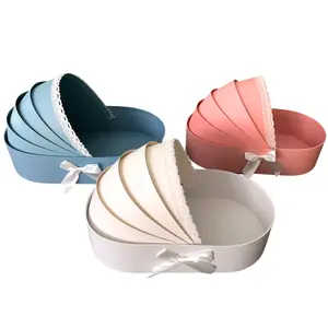 Baby Cradle Box for Flower/Gift Arrangements, Various Colors | W929