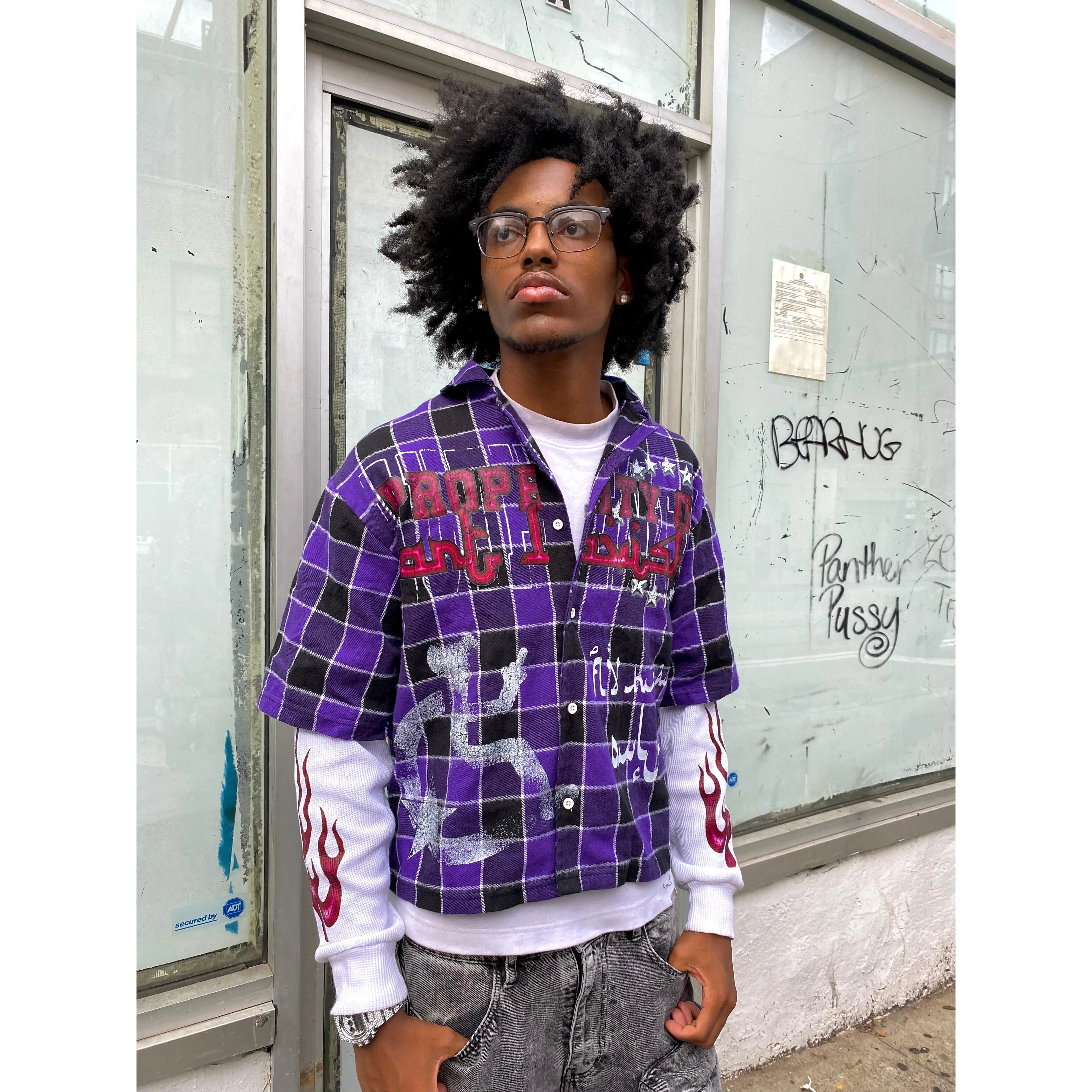 PROPERTY OF ART LAVISH DOUBLE LAYER FLANNEL PROPERTY OF ART LAVISH DOUBLE LAYER FLANNEL
