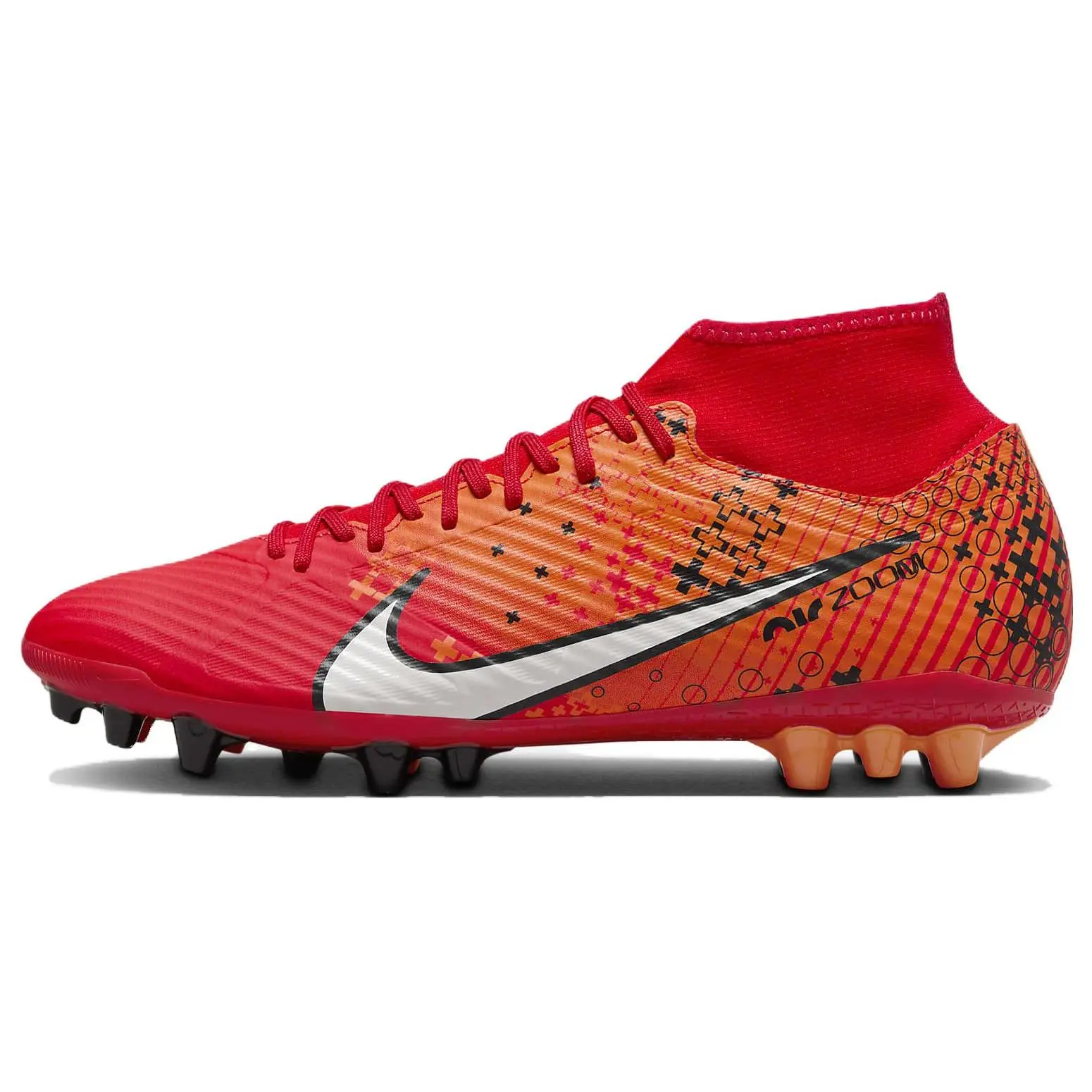 Nike Mercurial Superfly 9 Academy Light Crimson Comfort Soccer Cleats Unisex Red FD1158-600