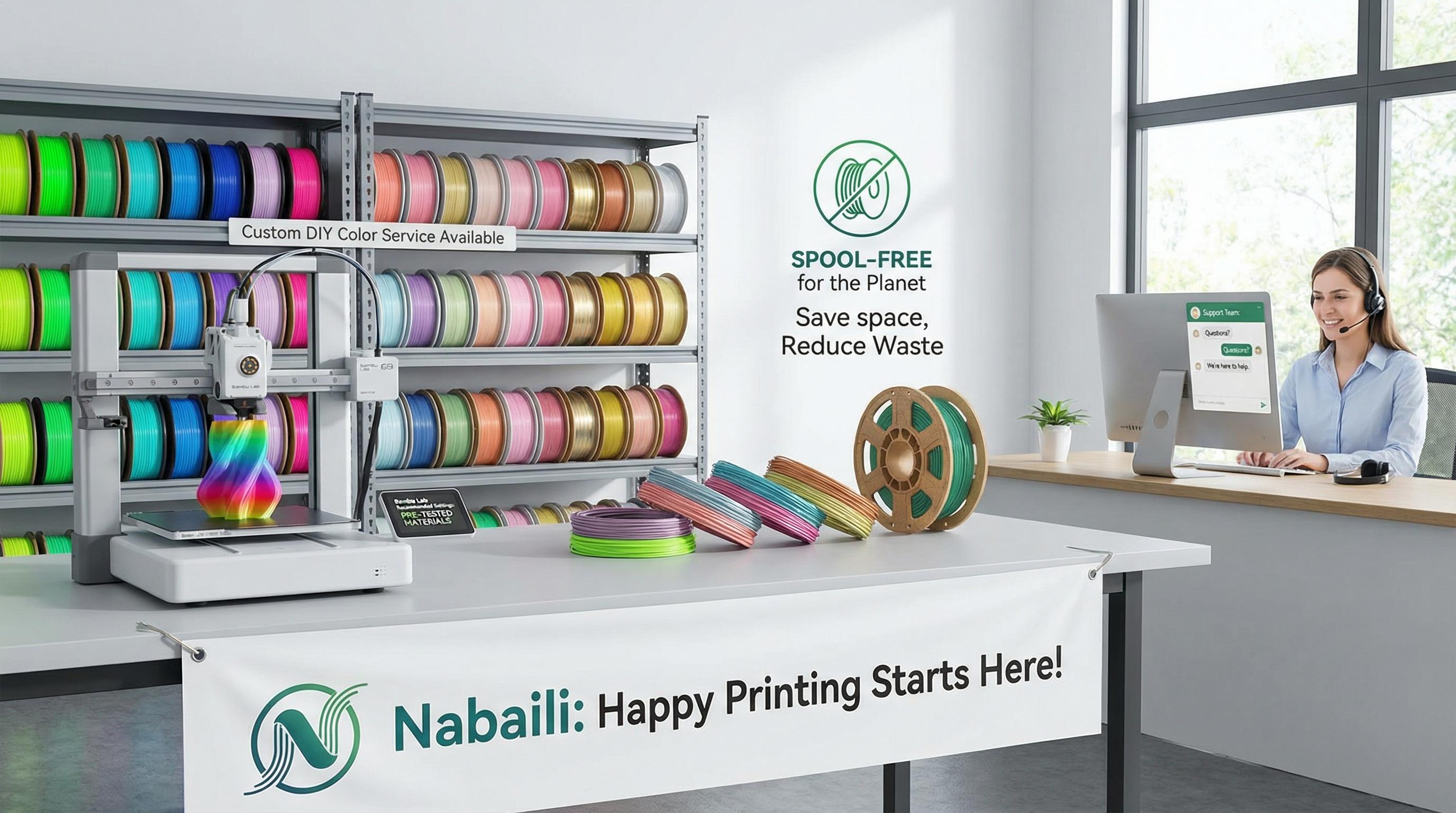 Nabaill 3D Filament PETG Glow-in-the-Dark Green Fast Print - PETG BASIC Settings for 3D Printing Projects