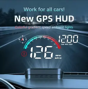 USB GPS Car Head-Up Display, AutomaticSpeedometer, Windshield WarningAccessories, Safe Driving, InnovativeAutomotive Electronics, Dashboard