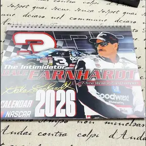 Dale Earnhart 2026 Calendar Funny Gift for Friend
