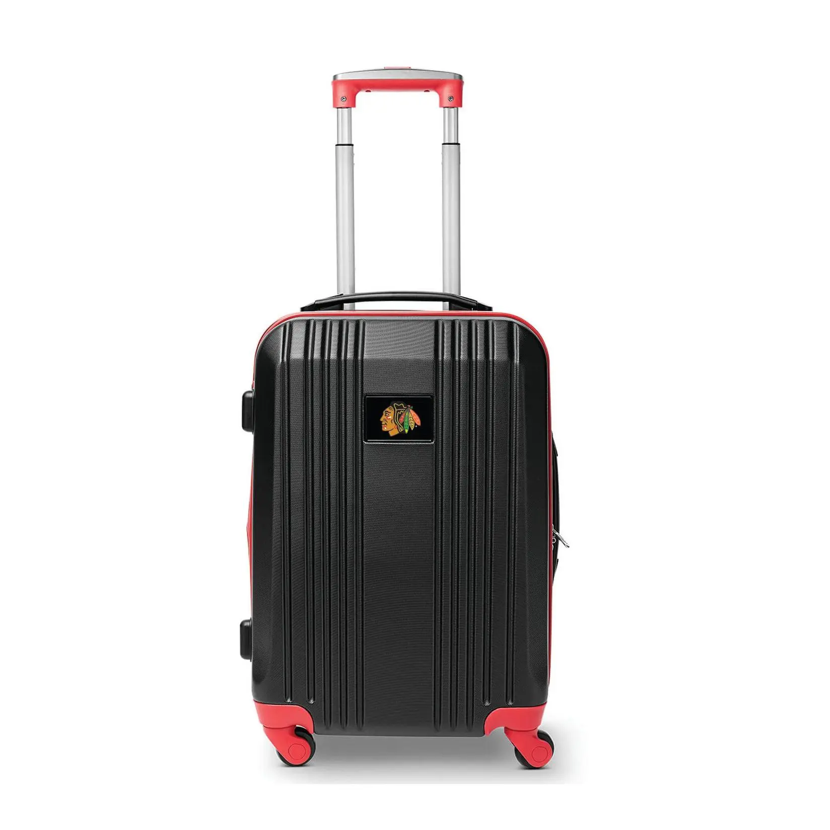 Denco NHL 21 Inch Carry-On Hard Case Two-Tone Spinner Red Denco NHL 21 Inch Carry-On Hard Case Two-Tone Spinner Red