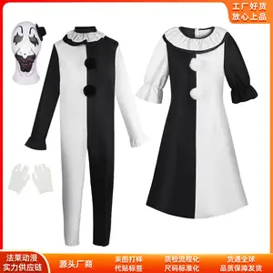 The soul-stirring clown costume; Halloween horror role-play clown cosplay outfit.