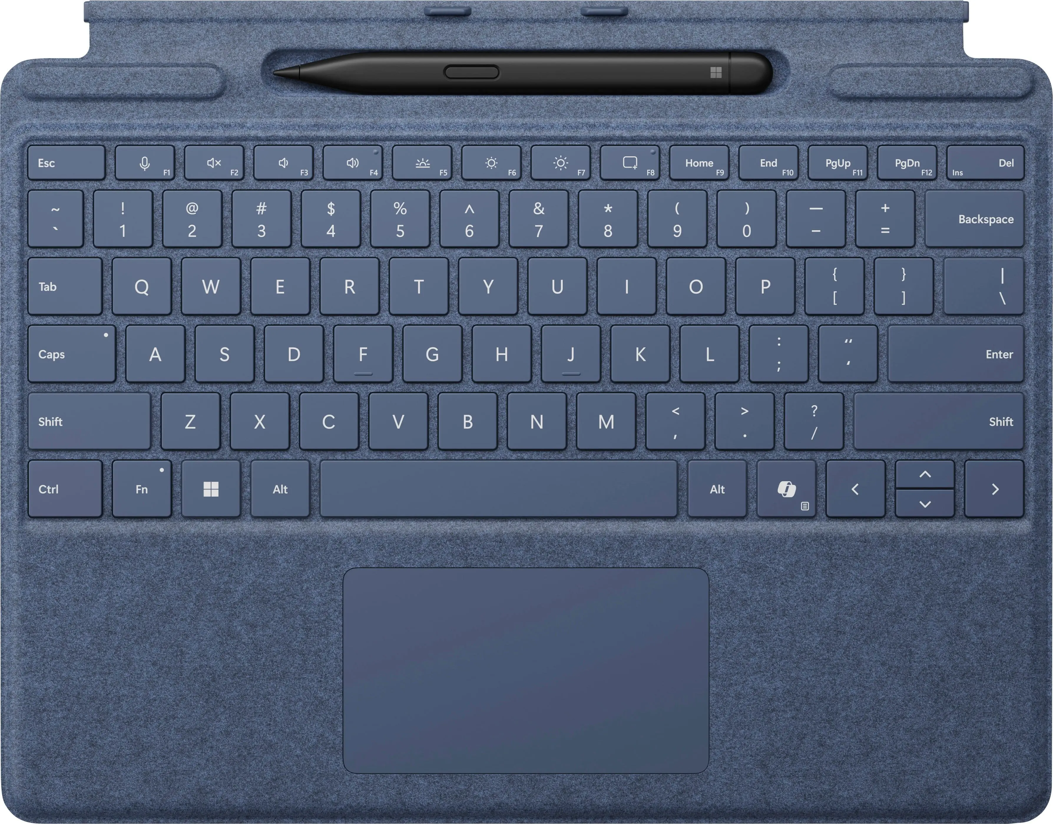 Microsoft - Surface Slim Pen (2nd Edition) and Pro Keyboard for Pro 13 (11th Edition), Pro 9, and Pro 8 - Sapphire