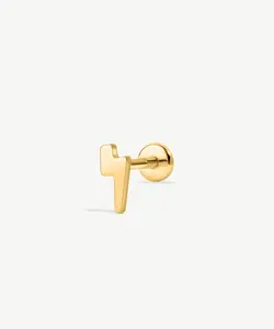 Lightning Bolt Flat Back Stud