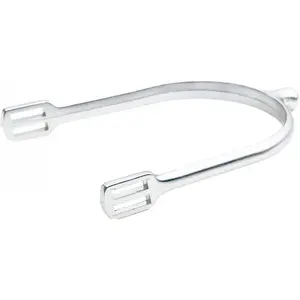 Knob Spurs for English Horseback Riding, Stainless Steel Silver Spurs for Women and Men, Size W 3/4