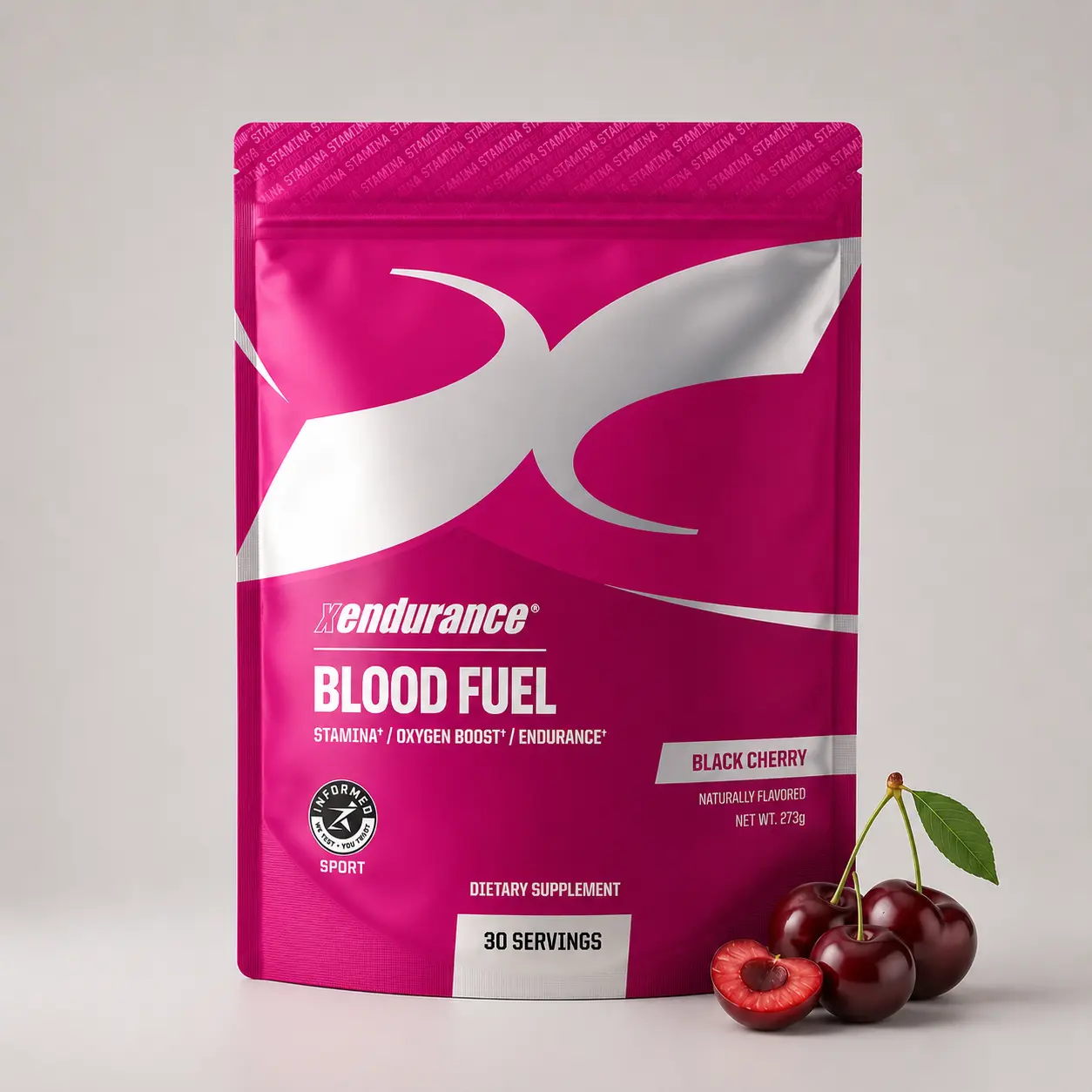 XENDURANCE Blood Fuel - Certified Organic Beetroot Powder Supplement Drink Mix, Support Heart Health, Reduce Post-Exercise Soreness Healthcare Dietary (30 Servings)