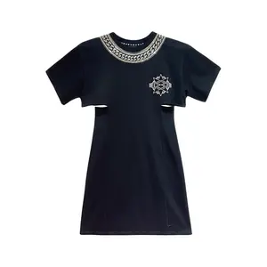TCH trendy designer's hot diamond slimming dress for women's summer new slim and fashionable fit