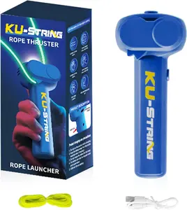 Glow-in-the-Dark Rope Launcher Lasso | Portable String Shooter Toy for Kids | Holiday Gift Fun