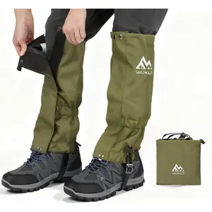 Adjustable Waterproof Leg Gaiters, Snow Boot Gaiters for Men Women Ideal for Hiking Walking Hunting Snowshoeing Climbing