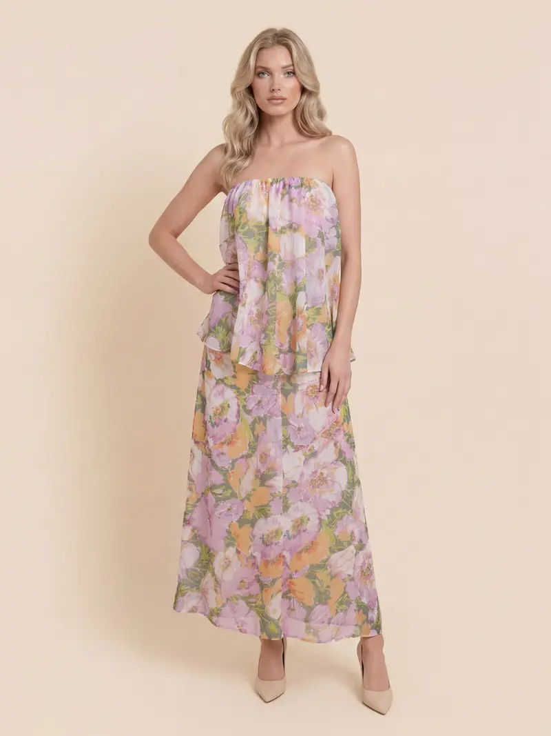 Flowy midaxi dress - TikTok Shop