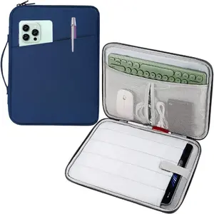 11/13 Inch Tablet Laptop Storage Bag with Handle, Portable iPad and Computer Case, Includes Pen Slot for Easy Organization