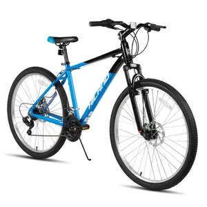 HILAND 26 27.5 inch Mountain Bike 18 Speeds, Suspension Fork, Aluminum Frame Disc-Brake for Men Women Mens MTB Bicycle Adlut Bike