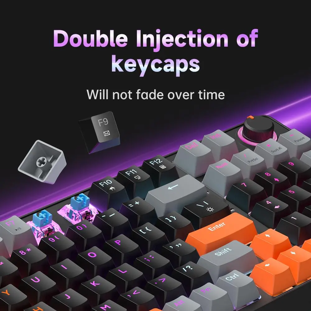 FURYCUBE x ZIFRIEND AG98 Mechanical Game Keyboard - Gasket Mount