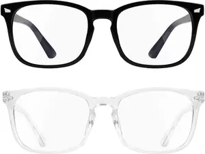 2 PCS Blue Light Glasses for Woman, Blue Light Glasses Men Bluelight Blocking Glasses Eyeglasses For Reading Gaming