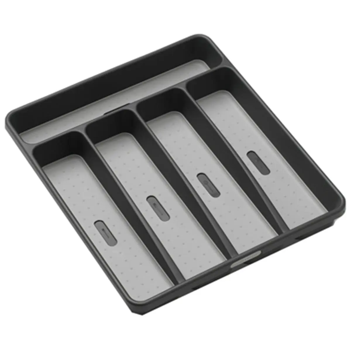 212 MAIN 95-29605-06 Small Compact Granite-Look Kitchen Storage Organizer - 5 Compartment Home Organizer Storage Silverware Tray with Rubber ft, Slip-Proof Base