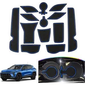 SKTU 2024 2025 2026 Chevy Trax Door Slot Mat for 2024 2025 2026 Chevrolet Trax (LS,1RS,LT,2RS,ACTIV) 2024-2026 Trax Accessories 14PCS Fit 2024+ Trax Door C